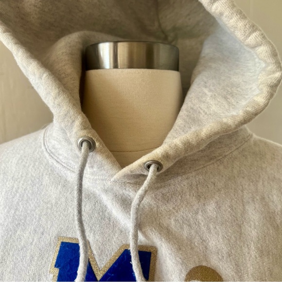 Champion Gray Old English Logo Hoodie - Picture 11 of 14